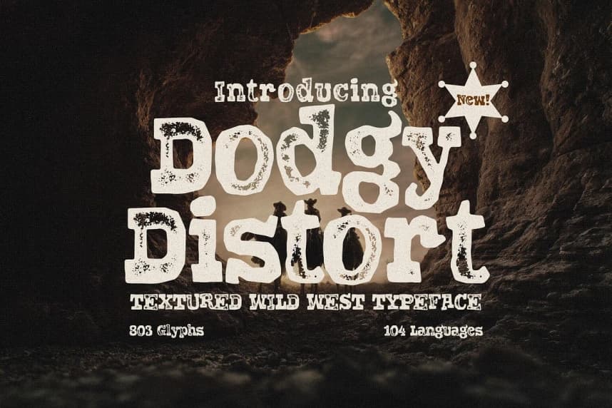 Dodgy Distort Font – Görüntü creative asset