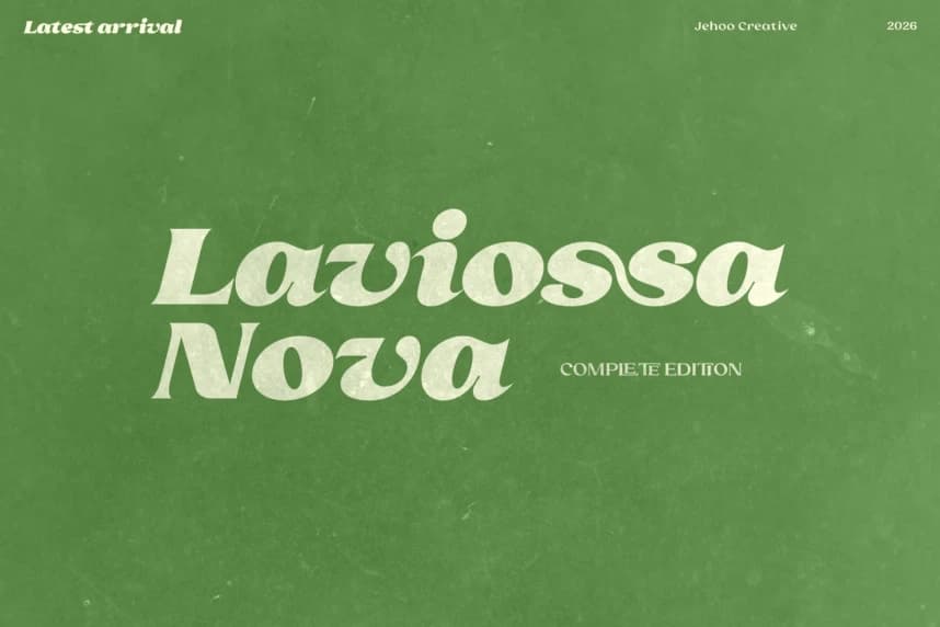 Laviossa Nova Font – Serif creative asset