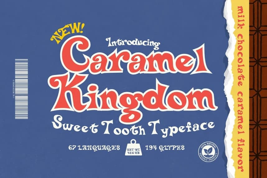 Caramel Kingdom Yazı Tipi – Görüntü creative asset