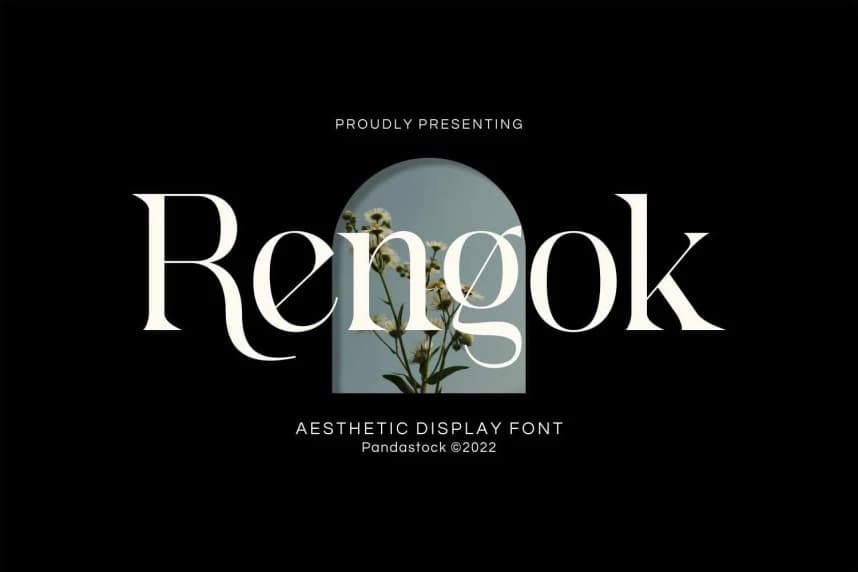 Rengok Font – Serif creative asset