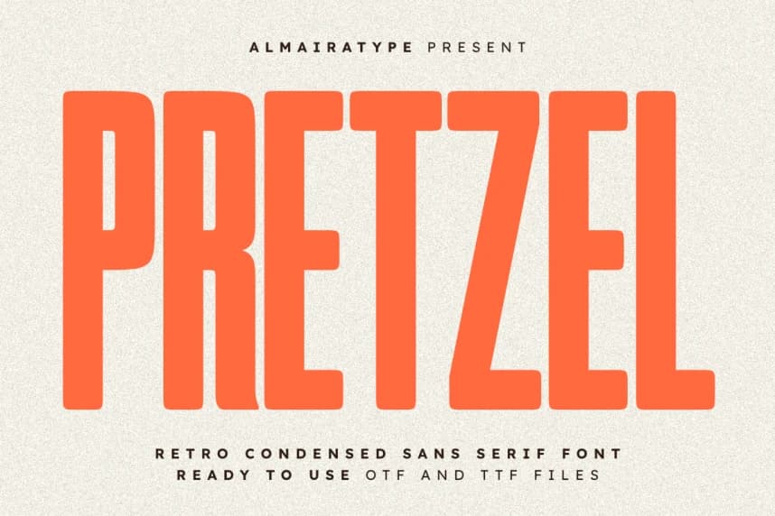 Pretzel Yazı Tipi – Sans Serif creative asset