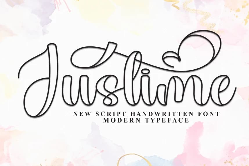 Justime – Casual Handwritten Script Font – Handwritten creative asset