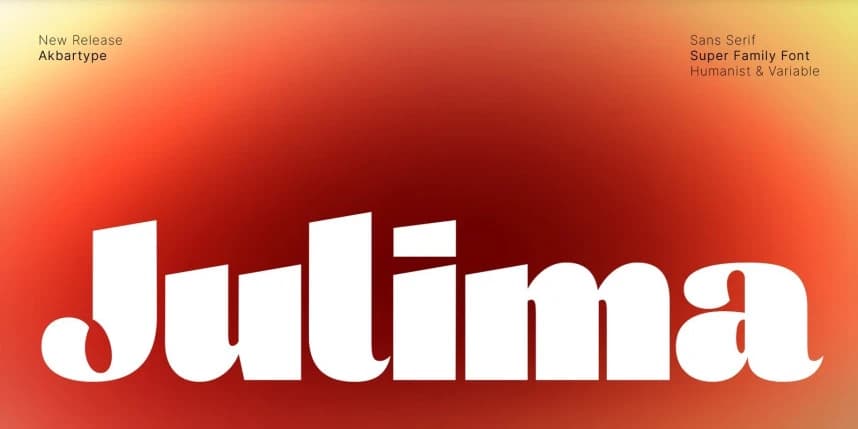 Julima Yazı Tipi – Görüntü creative asset