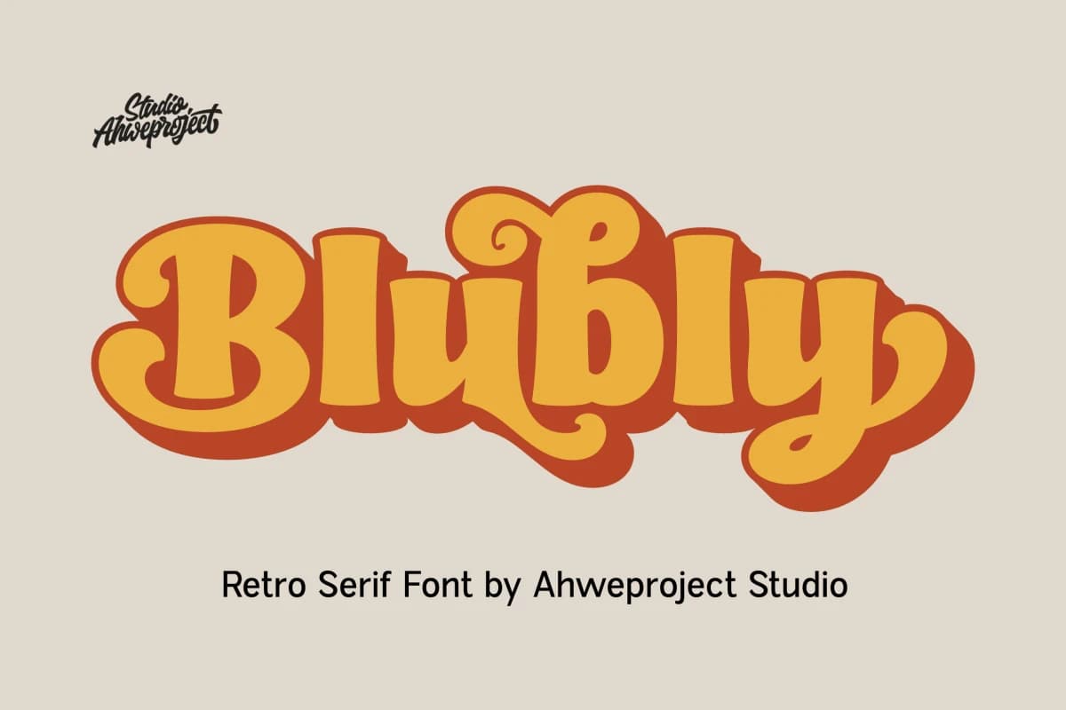 Bluby Font – Sans Serif creative asset