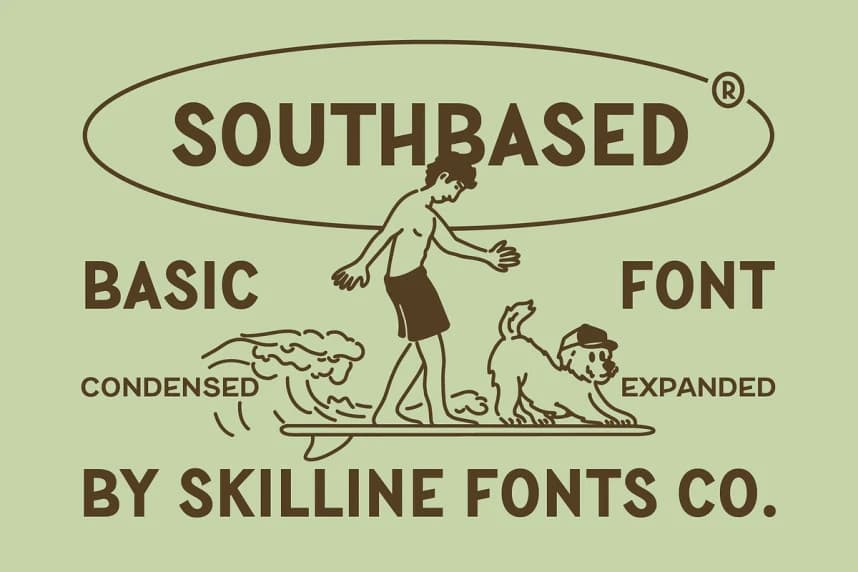 SFC Southbased Font – Görüntü creative asset