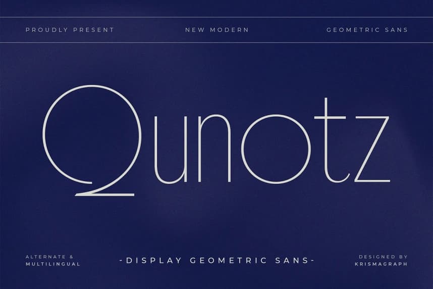 Qunotz Yazı Tipi – Görüntü creative asset