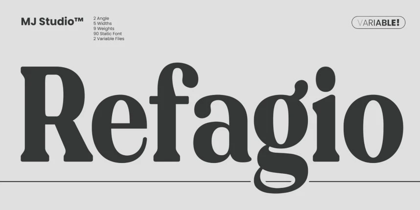 Refagio Font Family