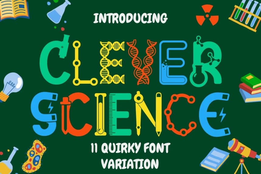 Clever Science Font