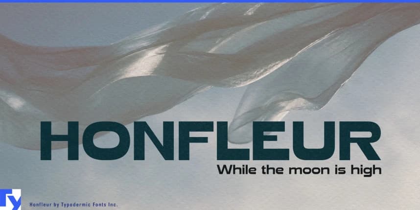 Honfleur Font – Display creative asset