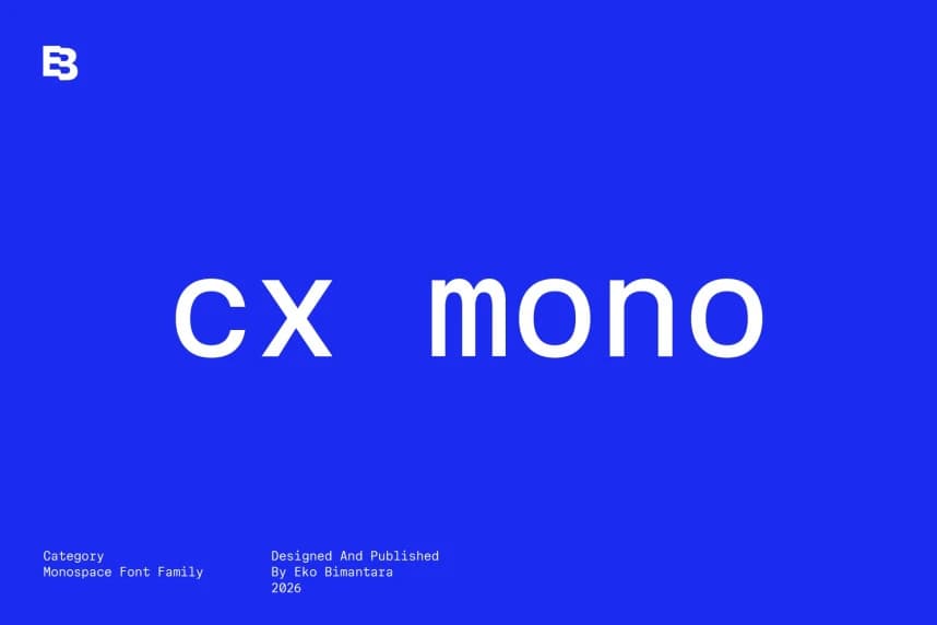 Cx Mono Font Family