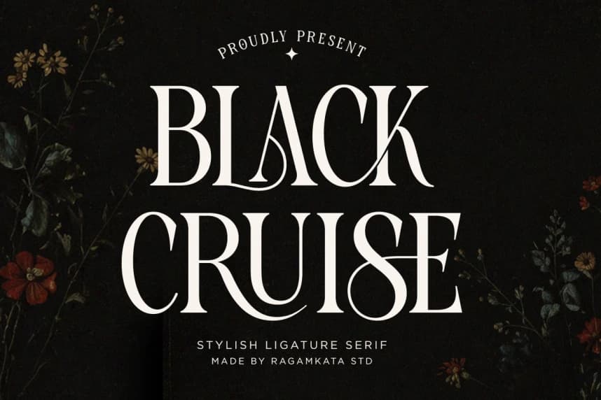 Black Cruise Font – Görüntü creative asset