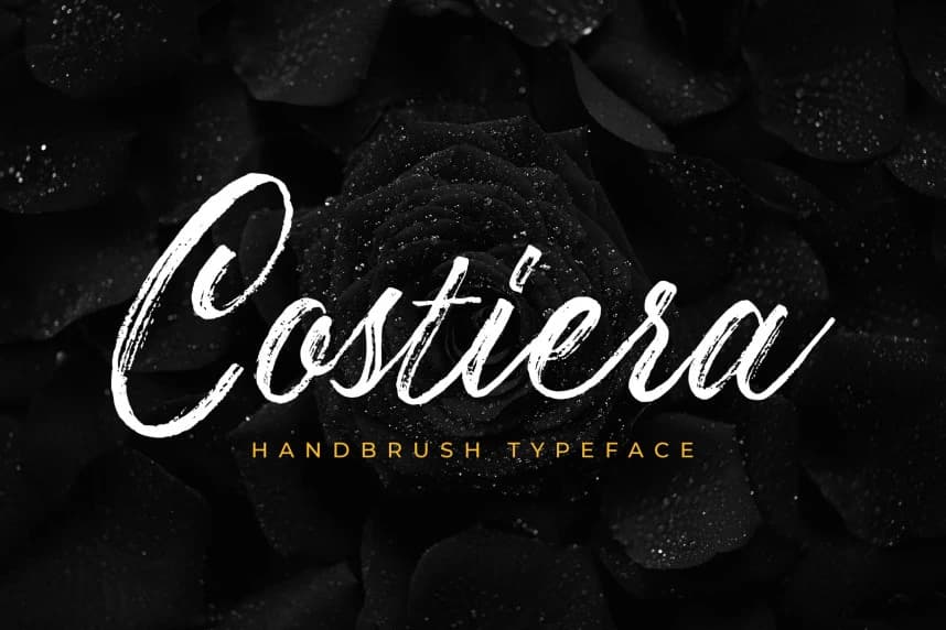 Costiera Brush Font