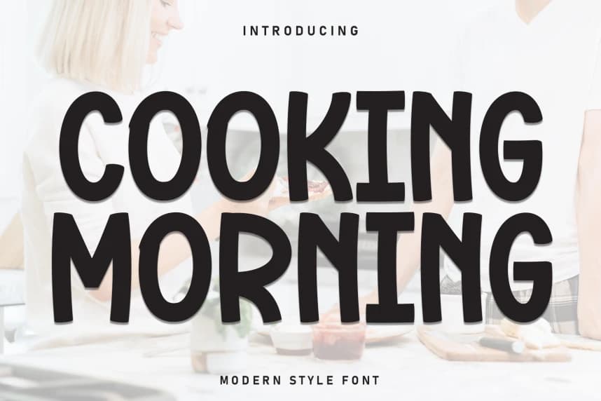 Cooking Morning Neşeli Yazı Tipi – Görüntü creative asset