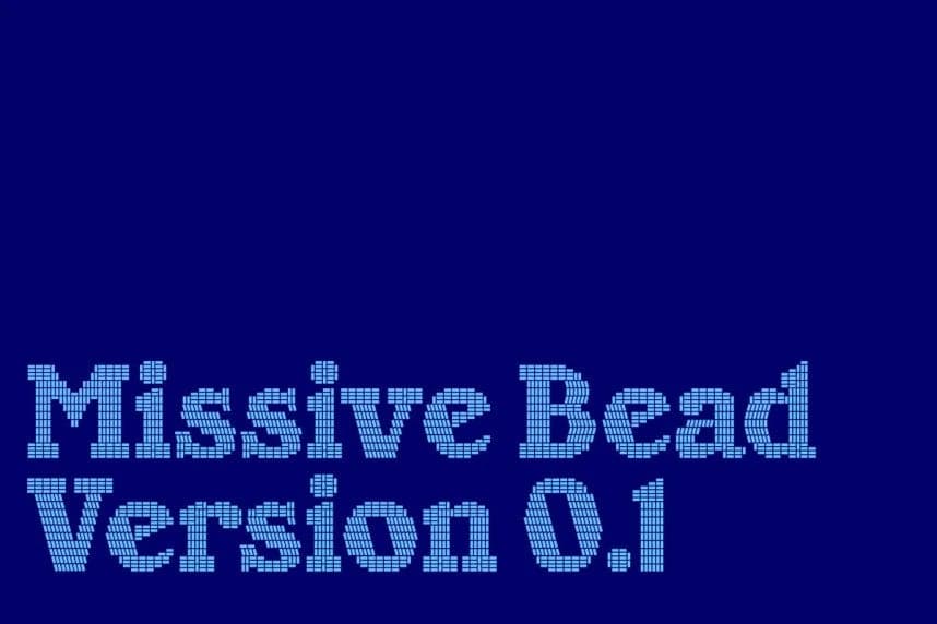 Missive Bead Font
