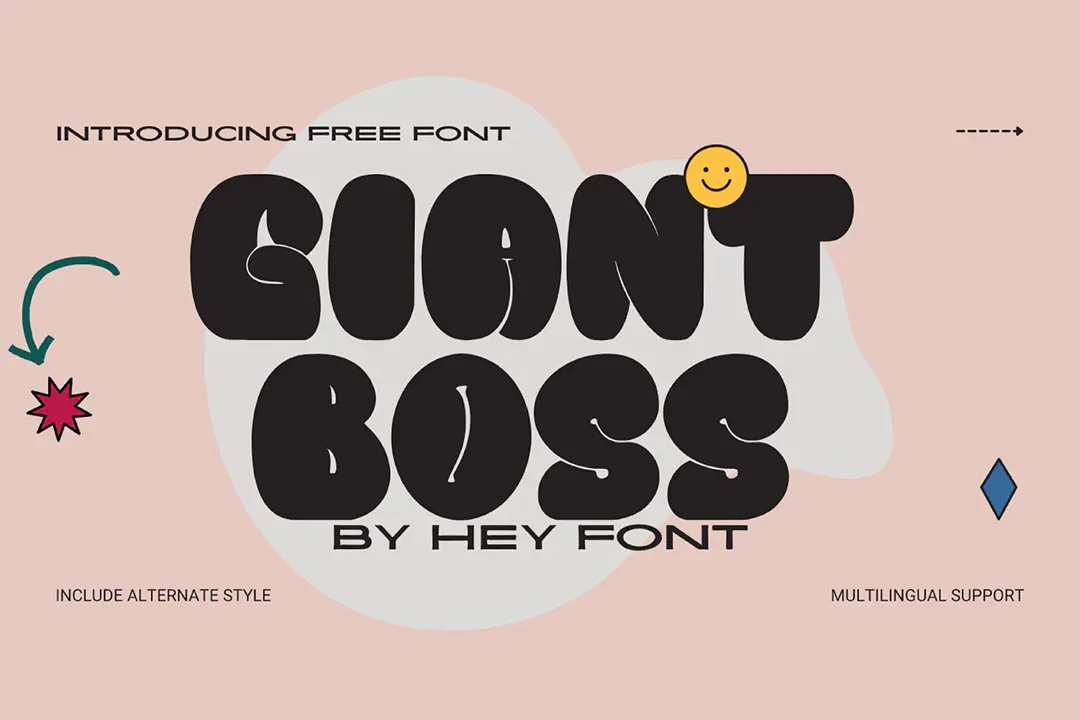 Giant Boss Display Free Font – Display creative asset