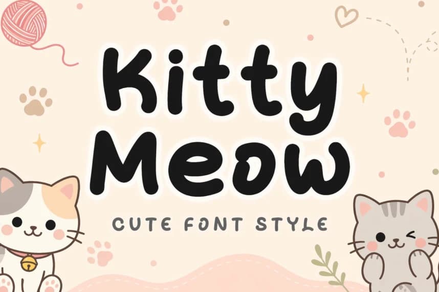 Kitty Meow Font