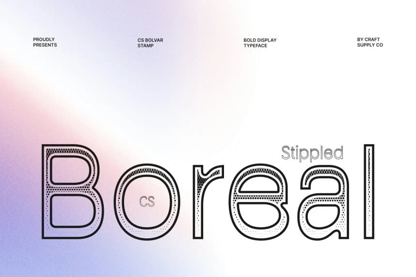 CS Boreal Stipleli Yazı Tipi – Görüntü creative asset
