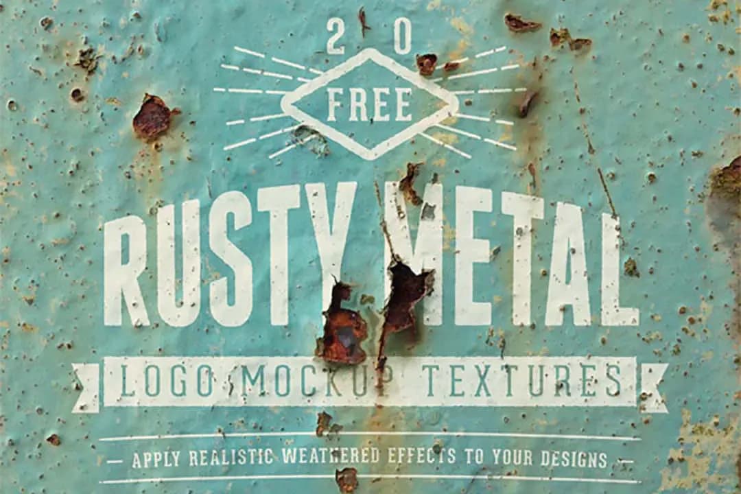 20 Paslı Metal Logo Mockup Ücretsiz PSD – Mockuplar creative asset