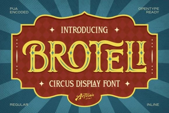 Broteli Vintage Font