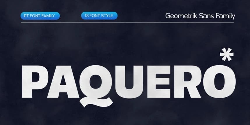 Paquero Font Family