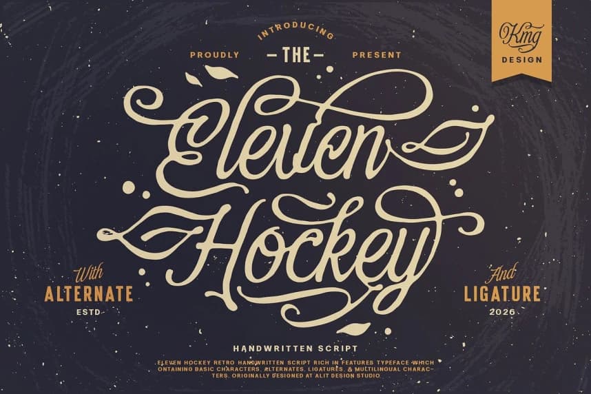 Eleven Hockey Font