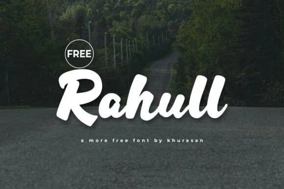 Rahull Script Font – Script creative asset