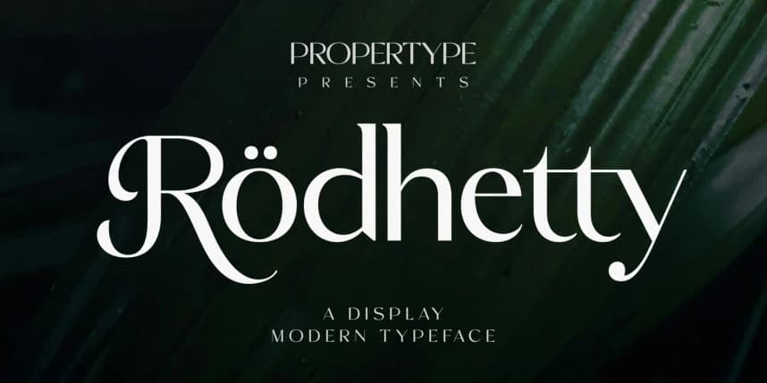 Rodhetty Font – Görüntü creative asset