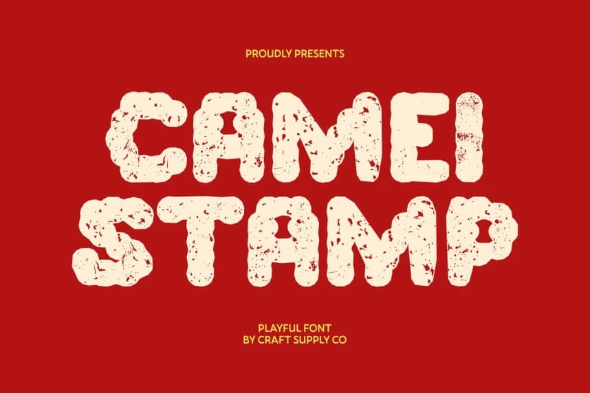 Camei Stamp Font