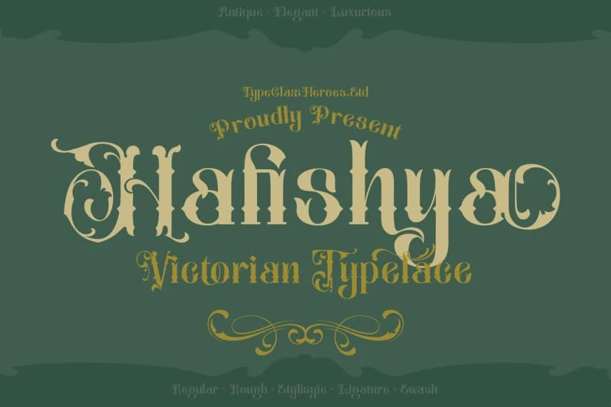 Hafishya – Victorian Font