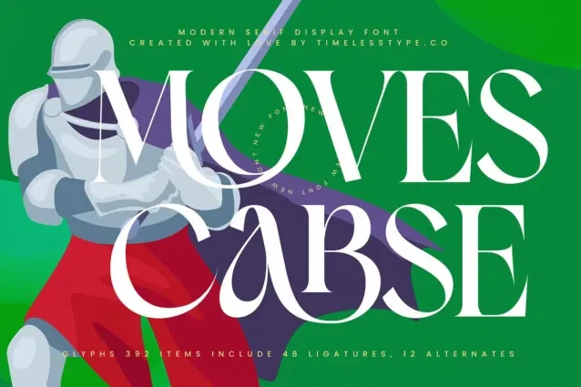Moves Cabse Font – Yazı Tipleri creative asset