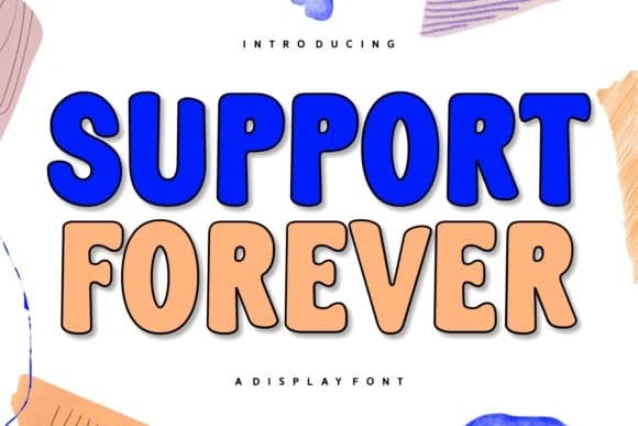 Forever Font'ı Destekle – Görüntü creative asset