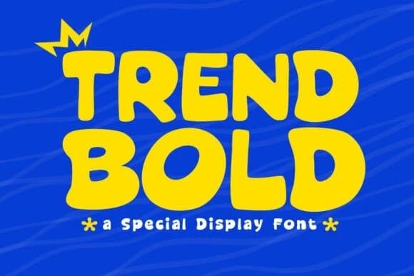 Trend Bold Font – Görüntü creative asset