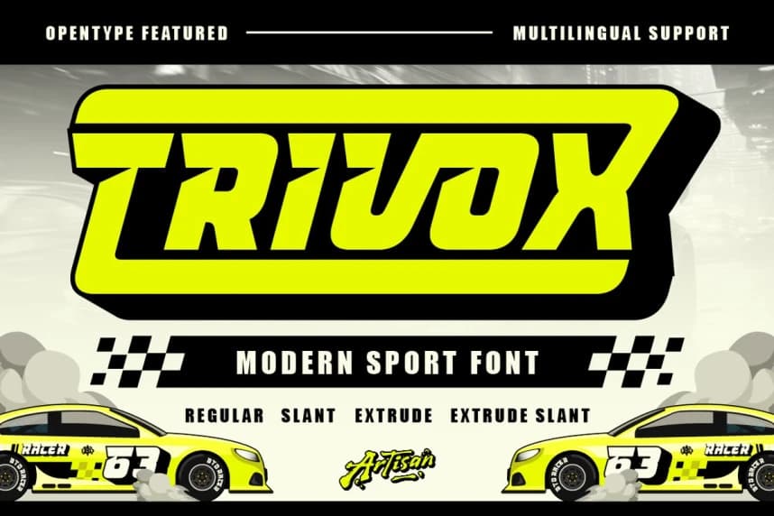 Trivox Font – Görüntü creative asset