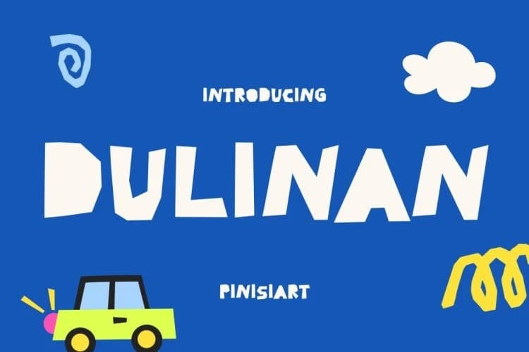 Dulinan Display Font – Display creative asset