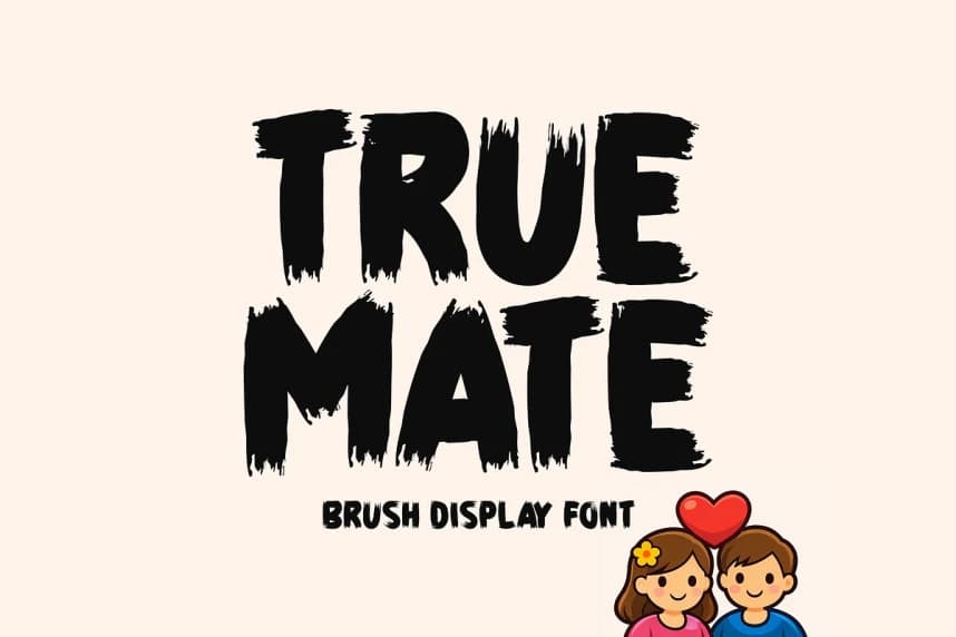 True Mate Yazı Tipi – Görüntü creative asset
