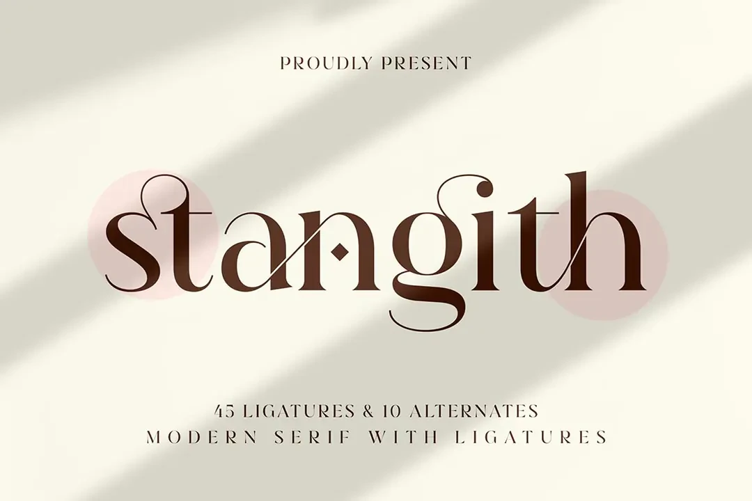 Stangith Font – Serif creative asset