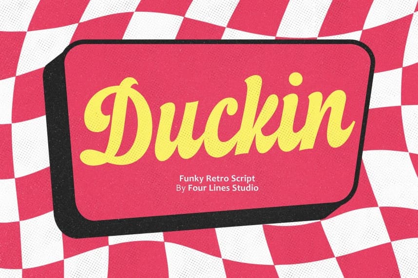Duckin Script Yazı Tipi – Script creative asset