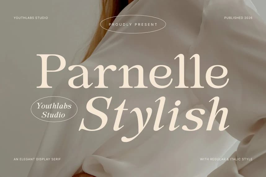Parnelle Font – Serif Yazı Tipi creative asset