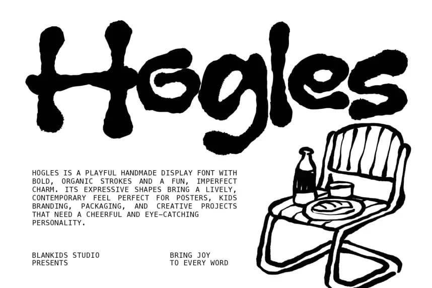 Hogles Display Font – Görüntü creative asset