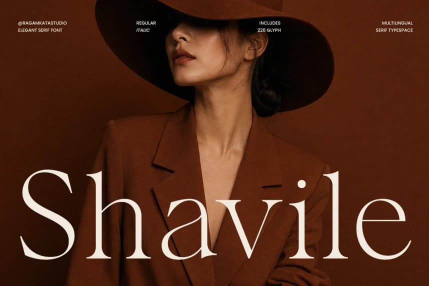 Shavile Font – Görüntü creative asset