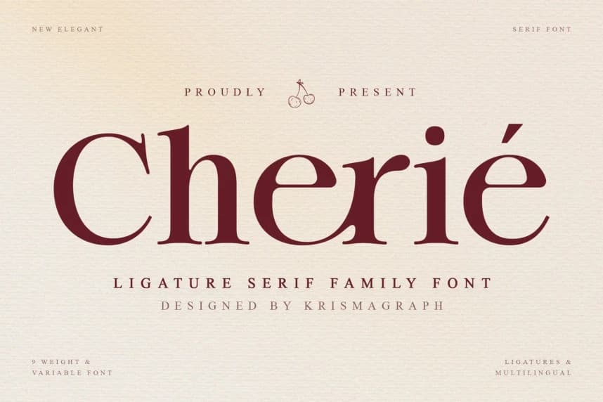 Chérié Serif Font