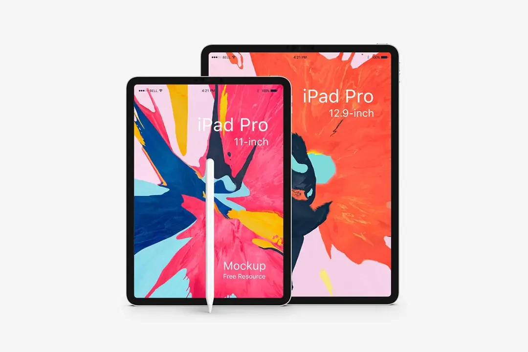 Yeni iPad Pro Mockup Ücretsiz PSD – Mockuplar creative asset