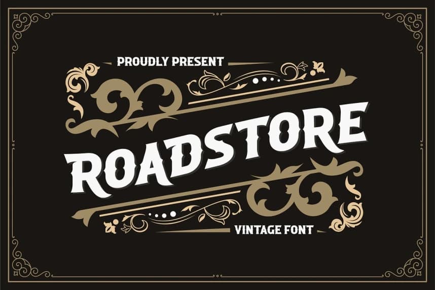 Roadstore Font