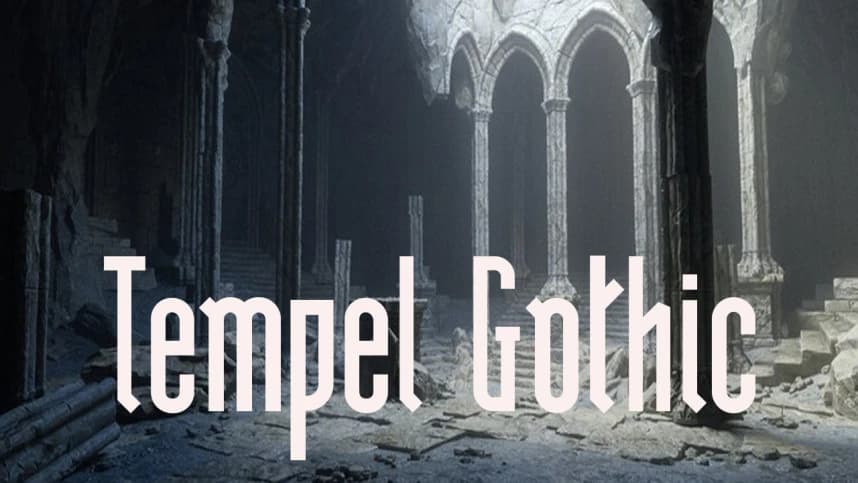 Tempel Gothic Font – Görüntü creative asset
