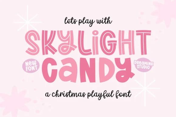 Skylight Candy Yazı Tipi – Görüntü creative asset