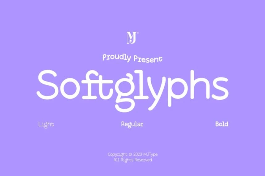 Softglyphs Yazı Tipi – Görüntü creative asset