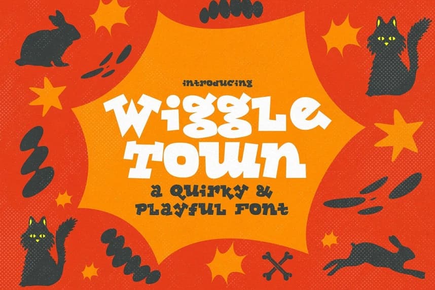 Wiggletown Playful Font