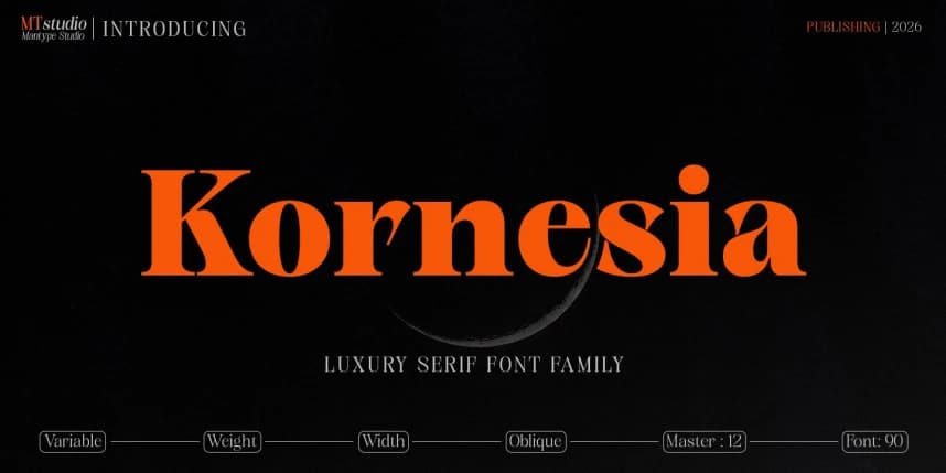 Kornesia Font