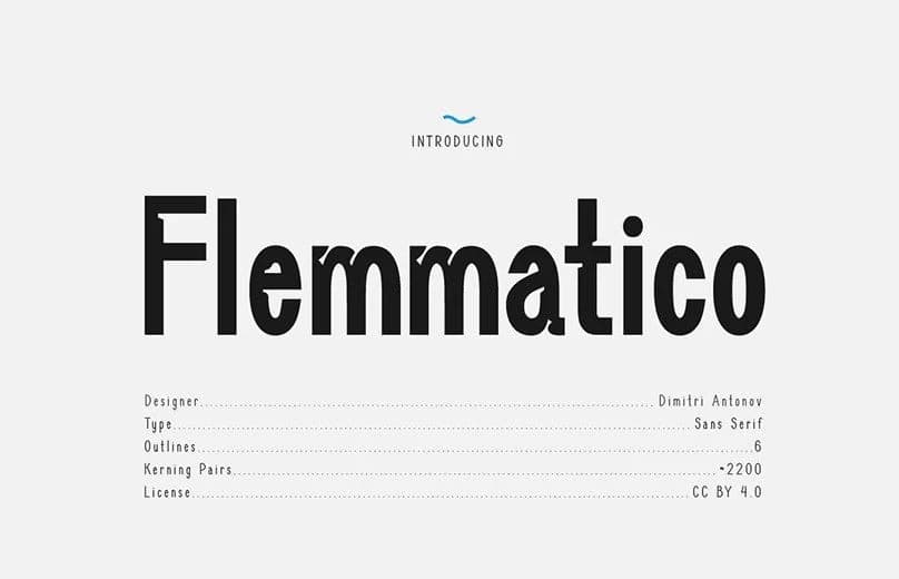 Flemmatico Yazı Tipi – Görüntü creative asset