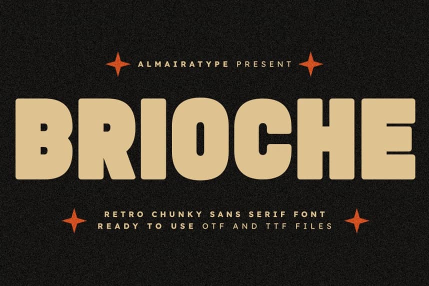 Brioche Sans Serif Yazı Tipi – Sans Serif creative asset